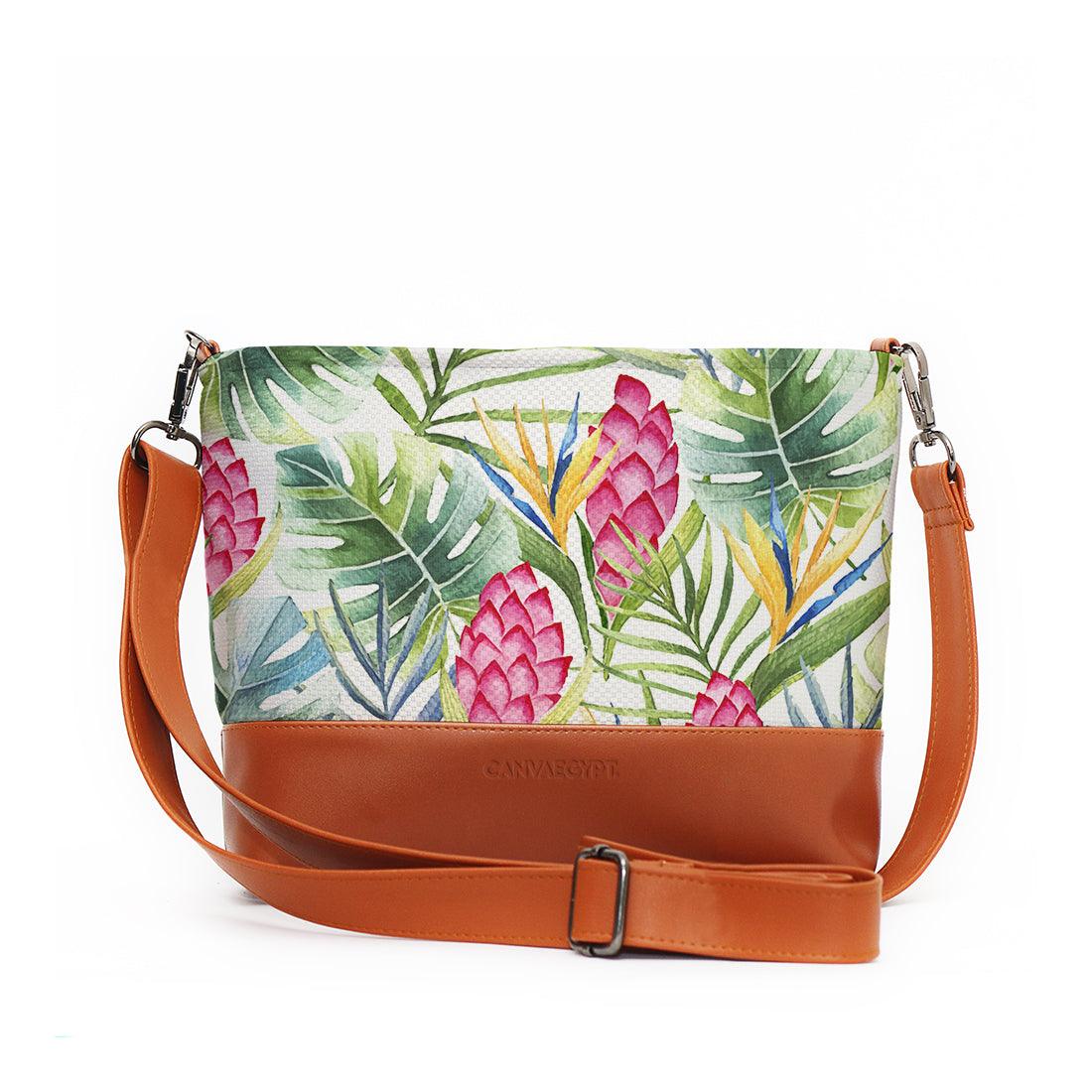 Mixed Crossbody Bags Summer Leafs - CANVAEGYPT