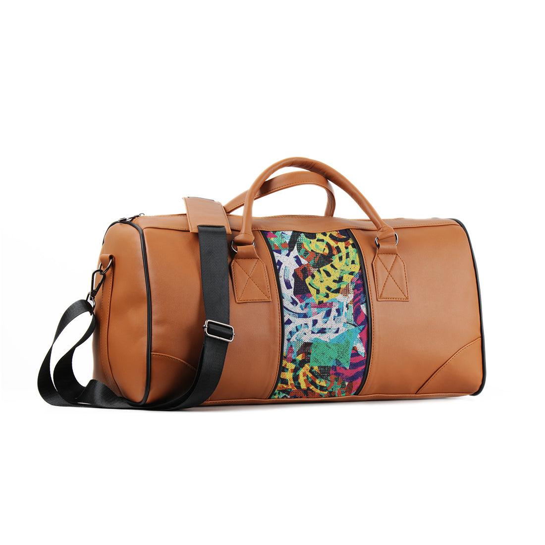 Mixed Duffel Bag Colorful Texture - CANVAEGYPT
