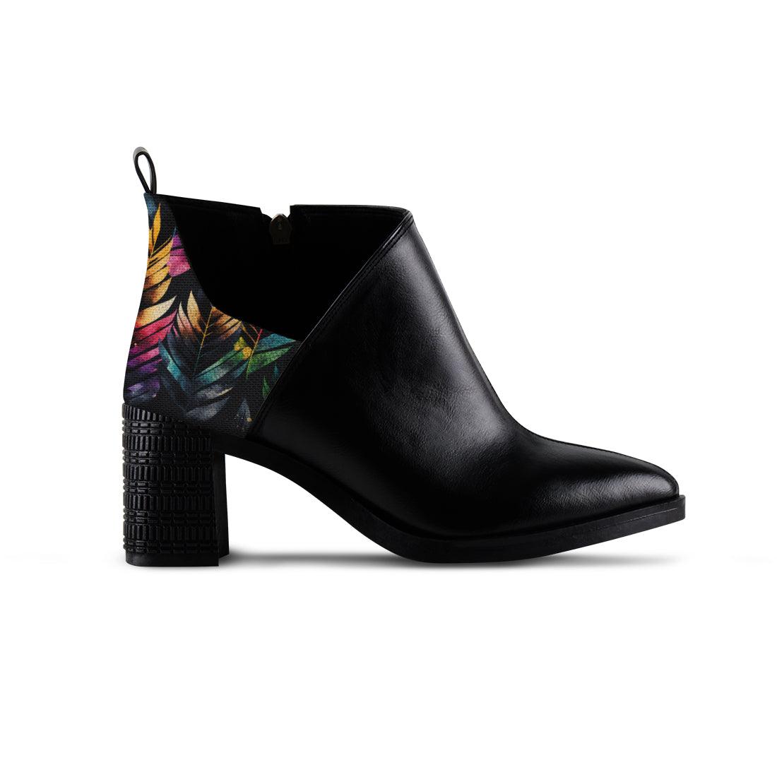 One Side Bootie Colorful Leafs - CANVAEGYPT