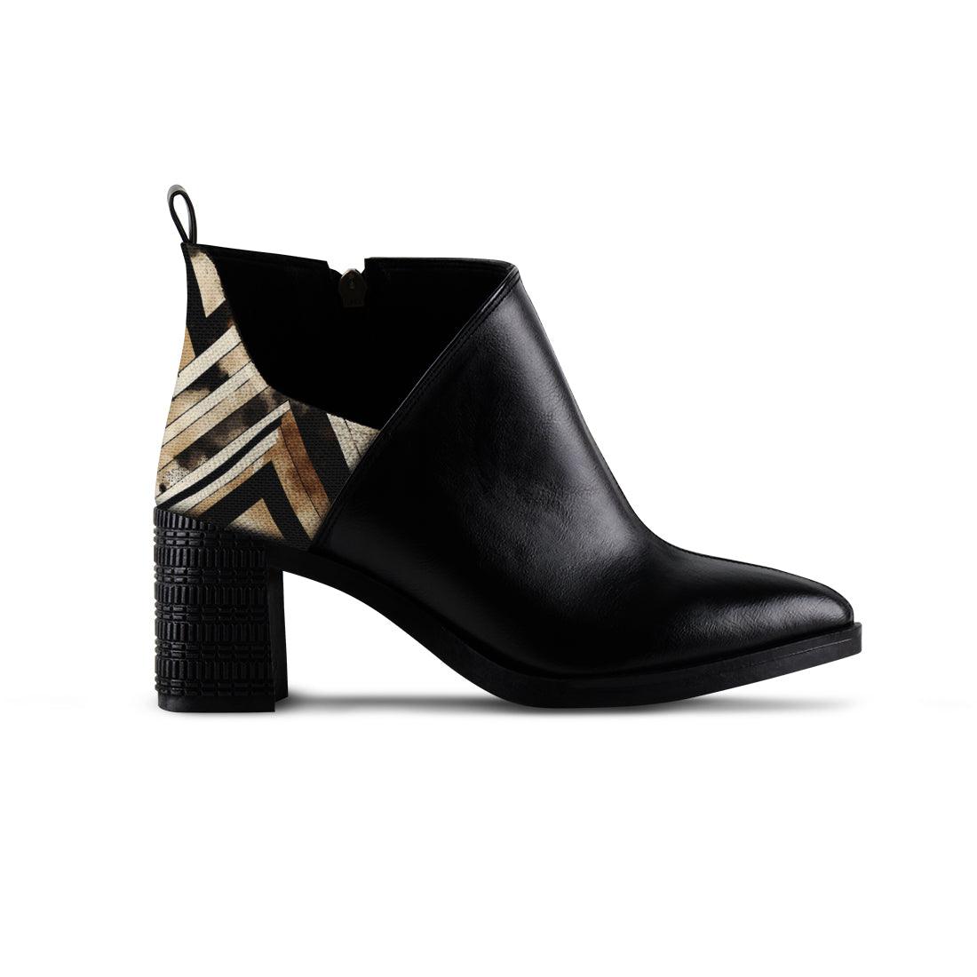 One Side Bootie Zig Zag - CANVAEGYPT