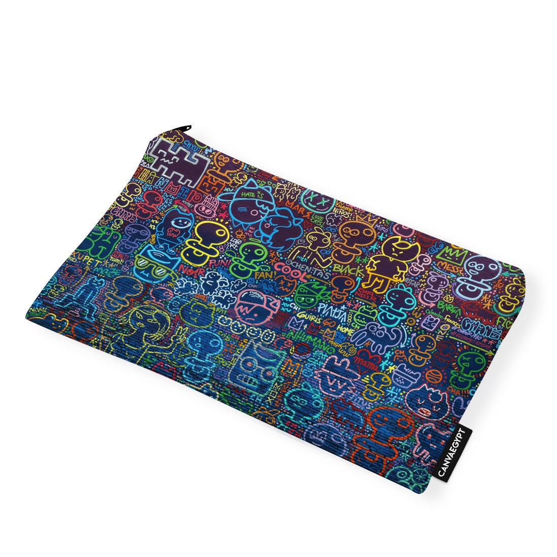 Pouch Neon Cartoon - CANVAEGYPT