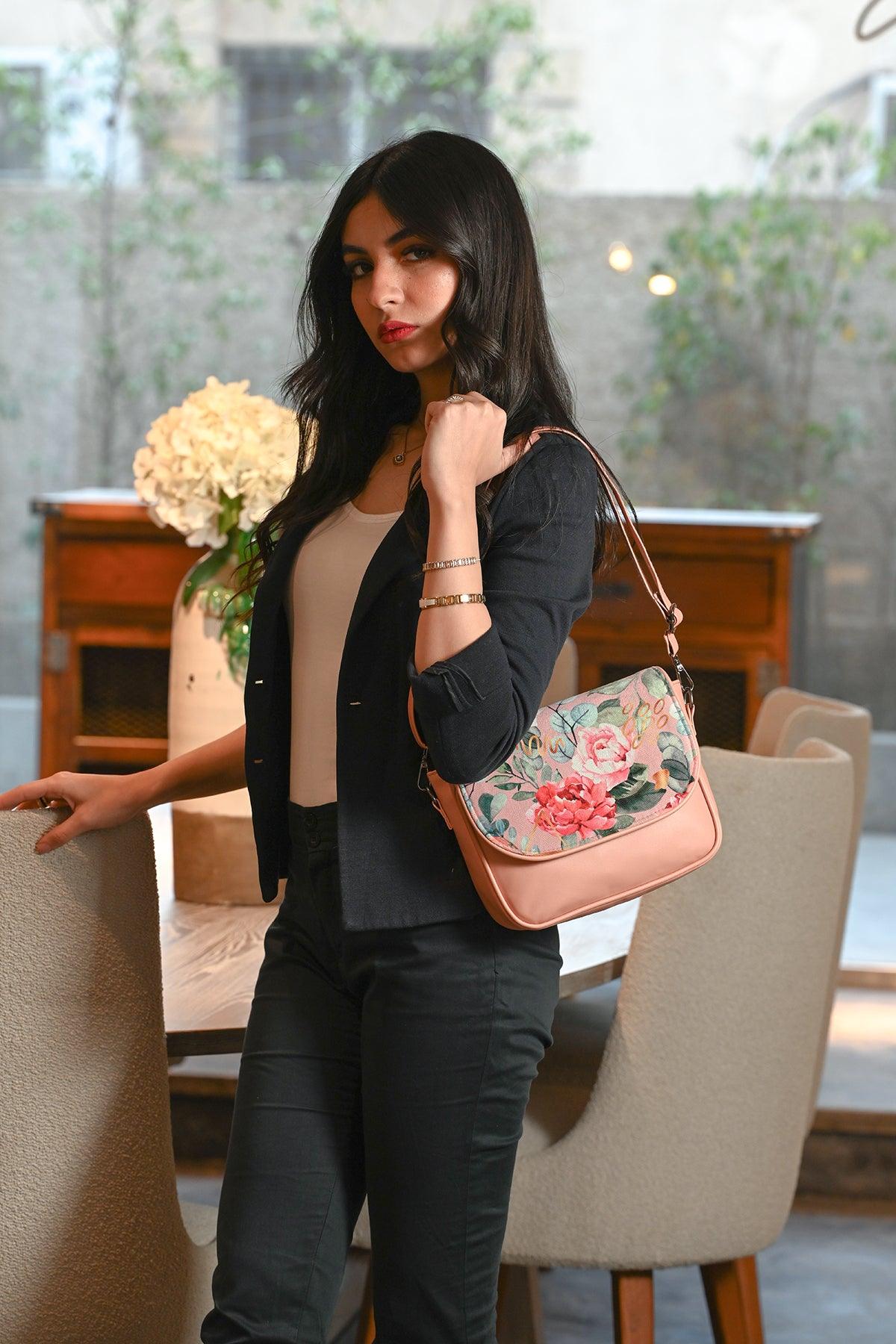 Rose Messenger Crossbody Watercolor Gentle - CANVAEGYPT