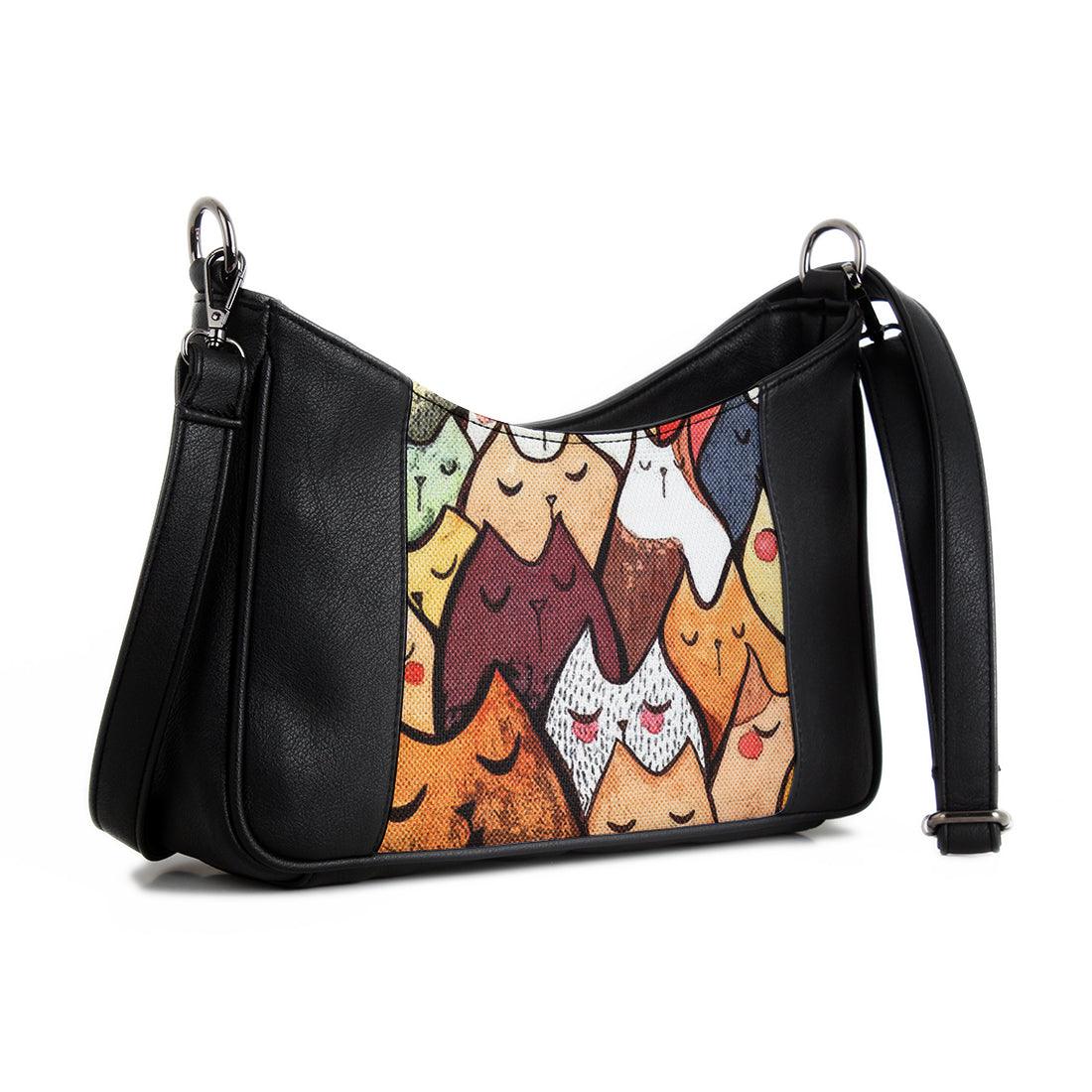 Retro Crossbody bag Cute Cats - CANVAEGYPT