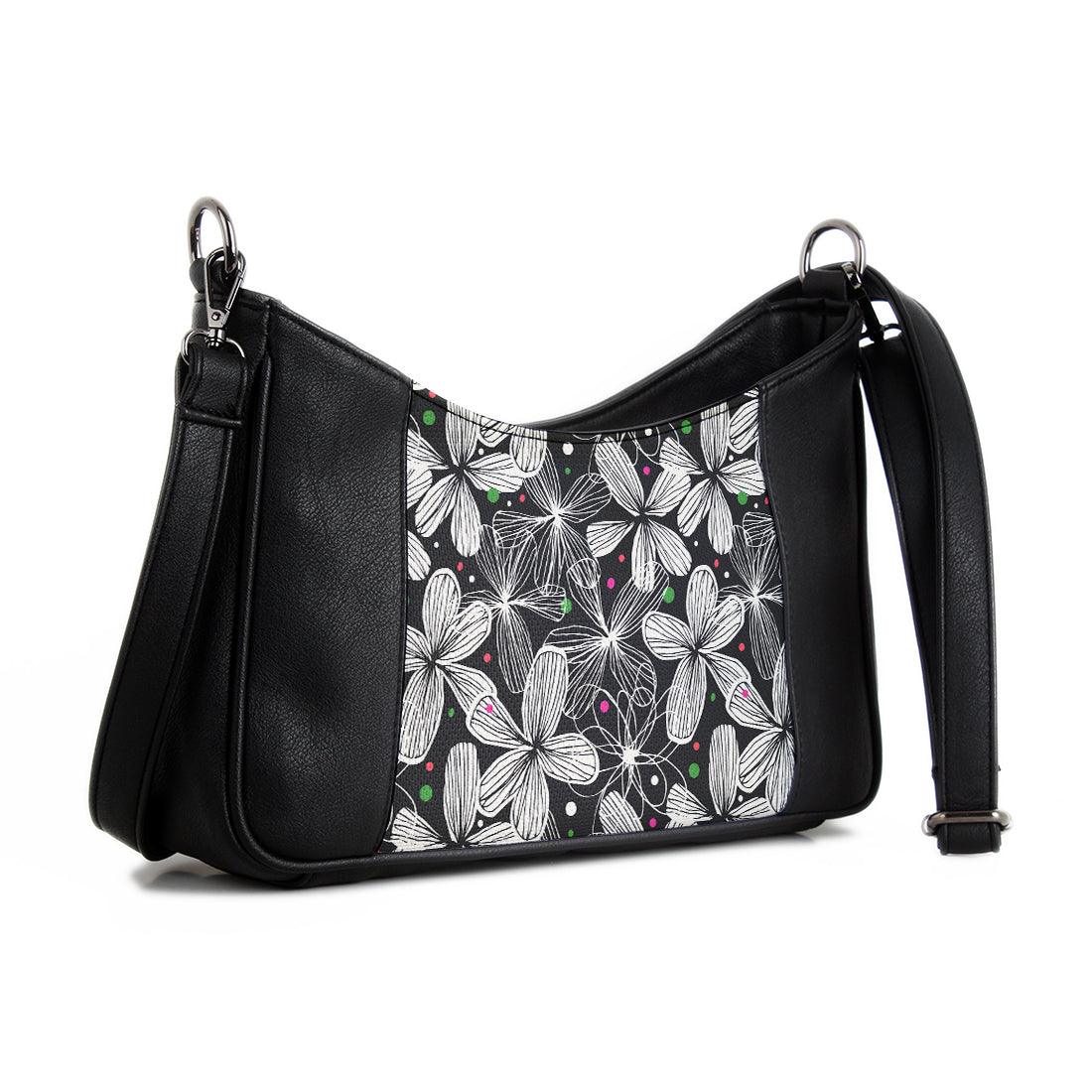 Retro Cross bag Floral pattern - CANVAEGYPT