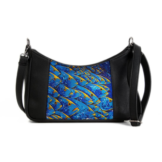 Retro Cross bag Blue Fishes - CANVAEGYPT
