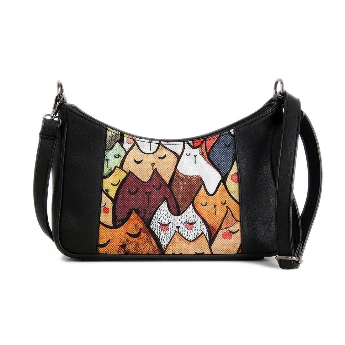Retro Crossbody bag Cute Cats - CANVAEGYPT