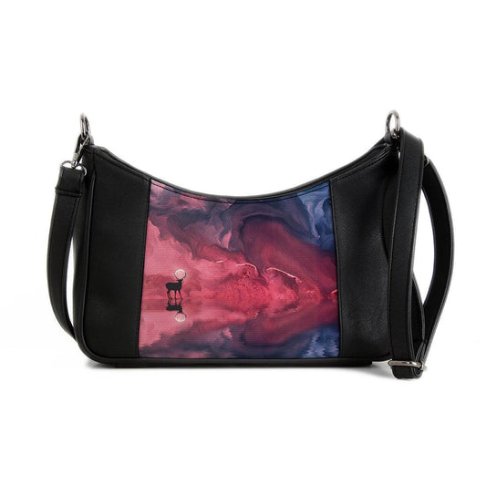 Retro Deer Moon Abstract - CANVAEGYPT