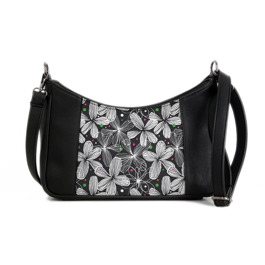 Retro Cross bag Floral pattern - CANVAEGYPT