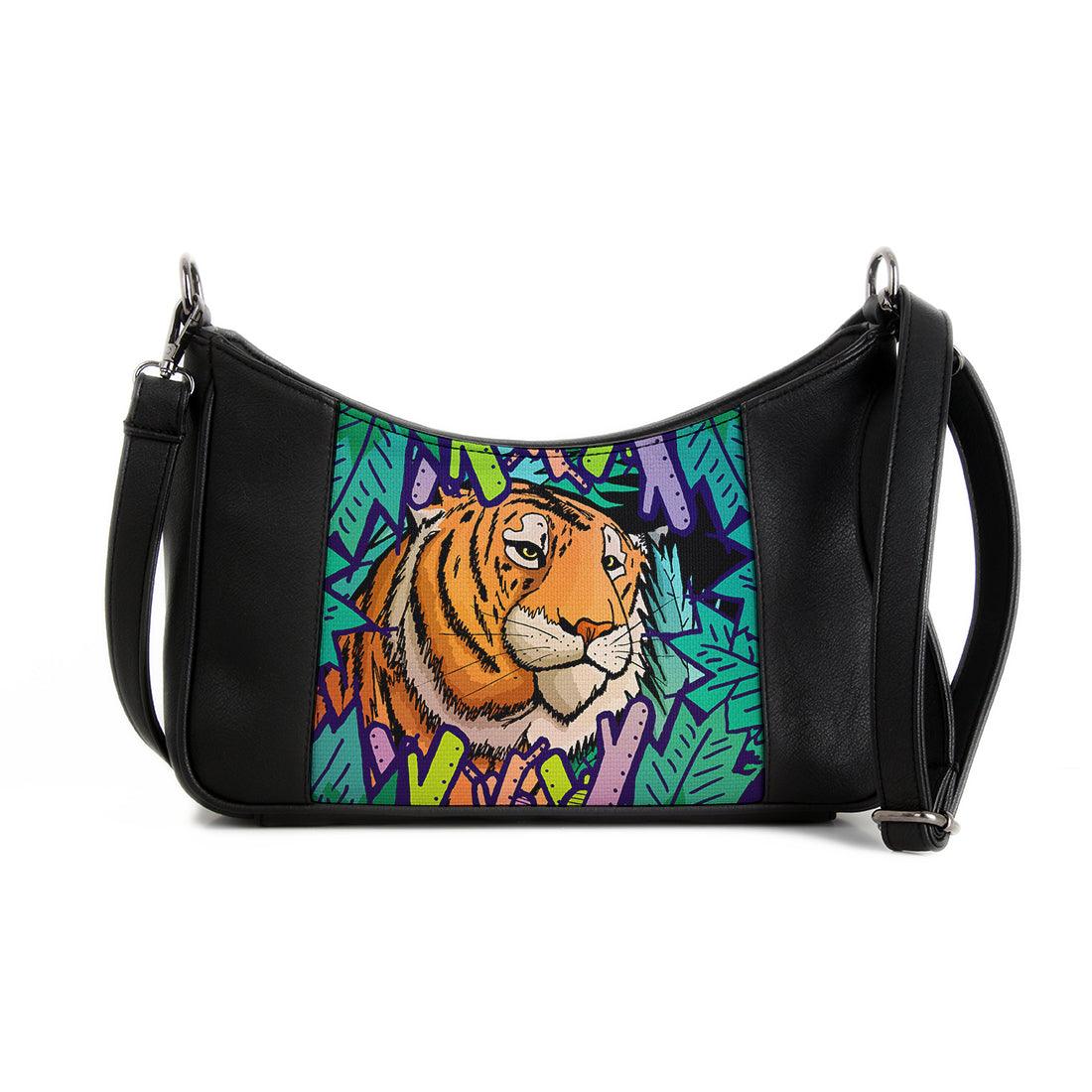 Retro Cross bag Tiger in the jungle - CANVAEGYPT