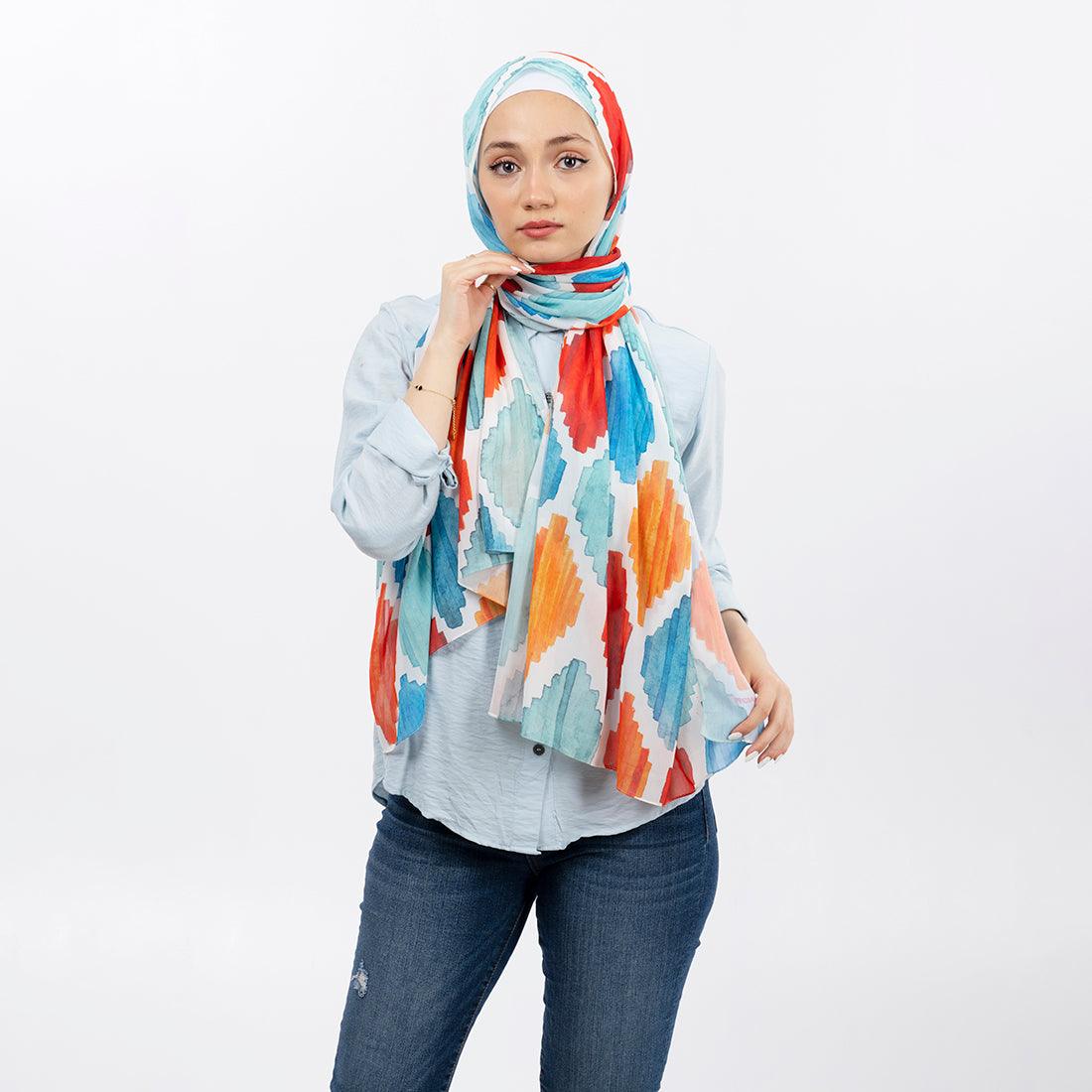 Hijab Scarf Rhombus sarong - CANVAEGYPT