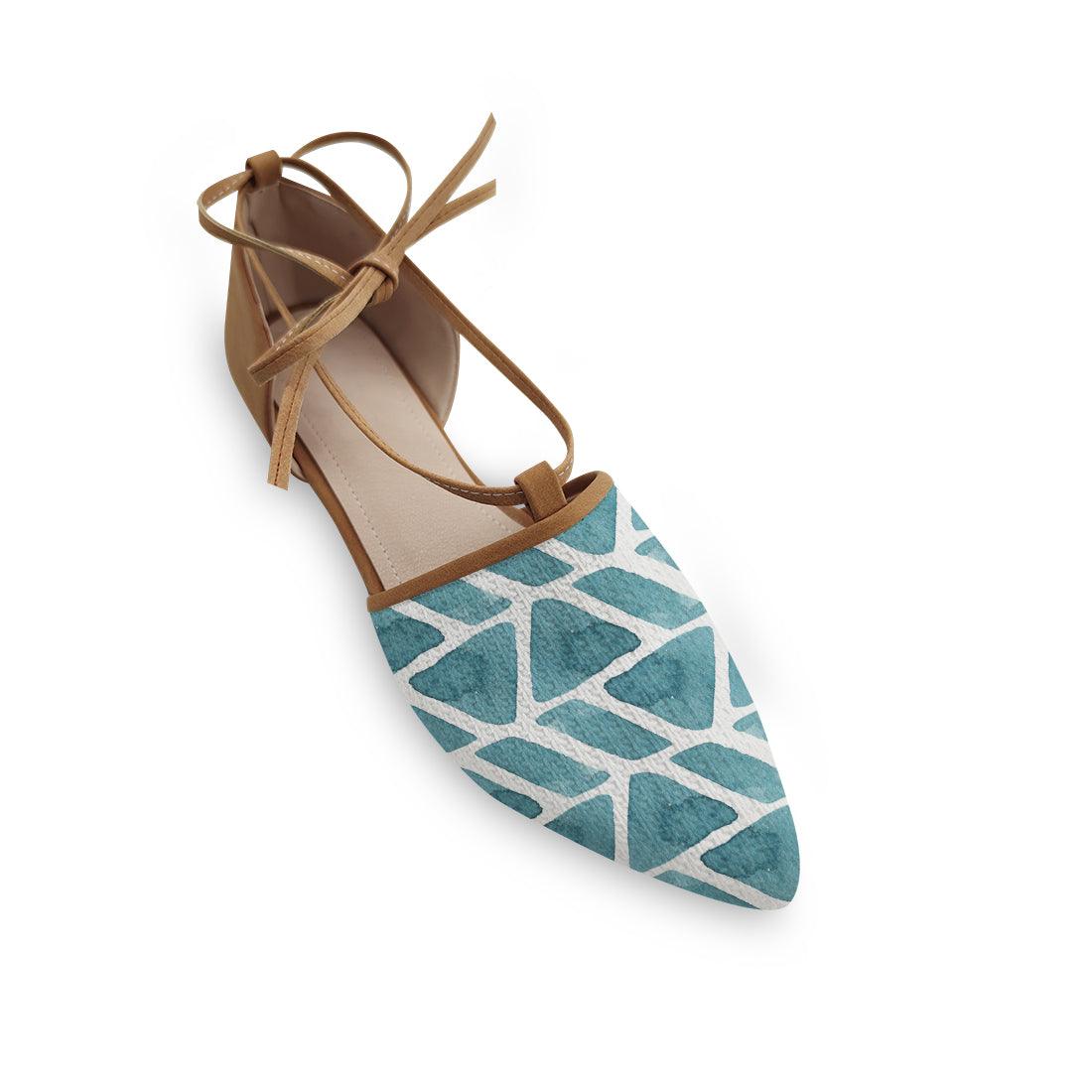 Rope tie Sandal African Blue - CANVAEGYPT