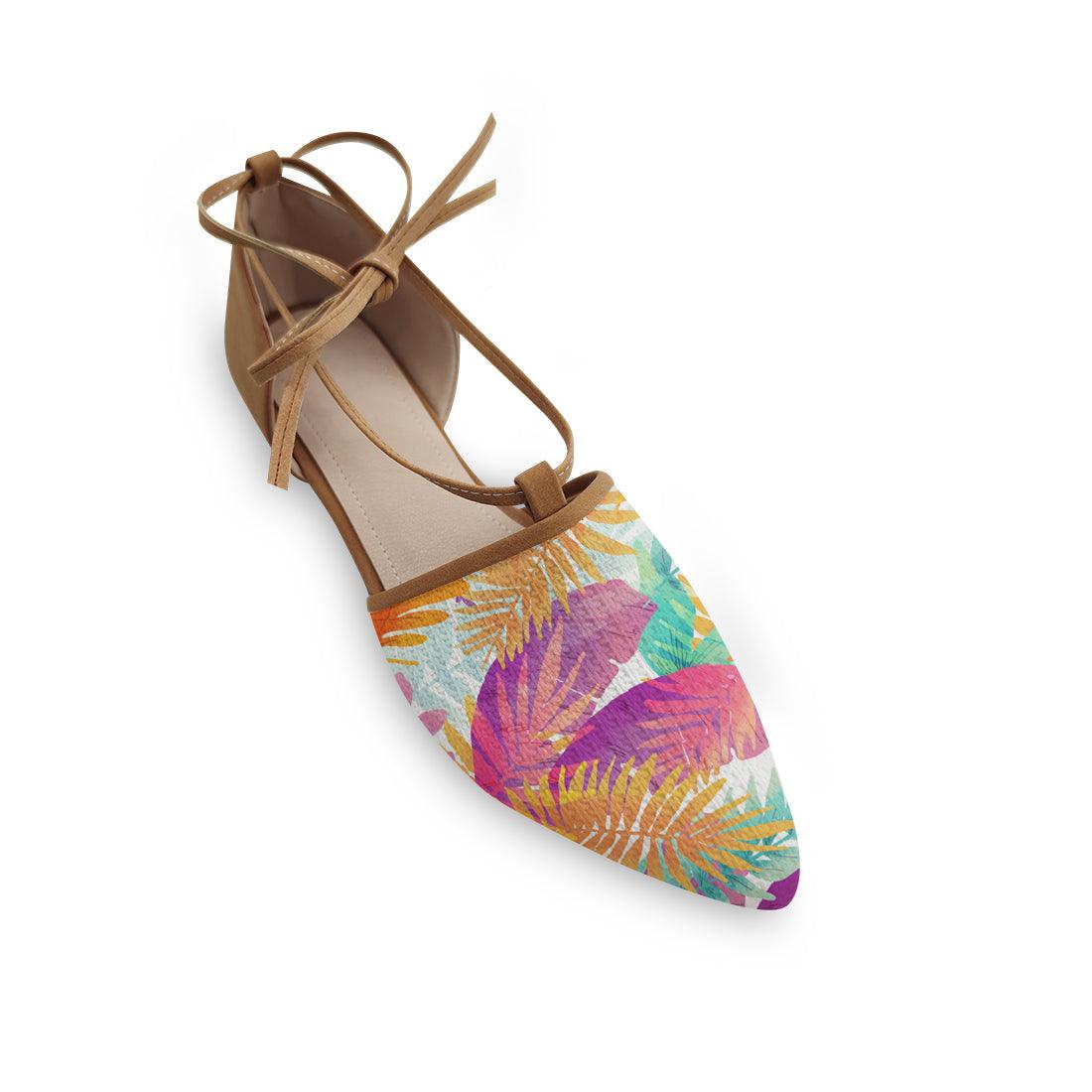 Rope tie Sandal Summer Leafs - CANVAEGYPT