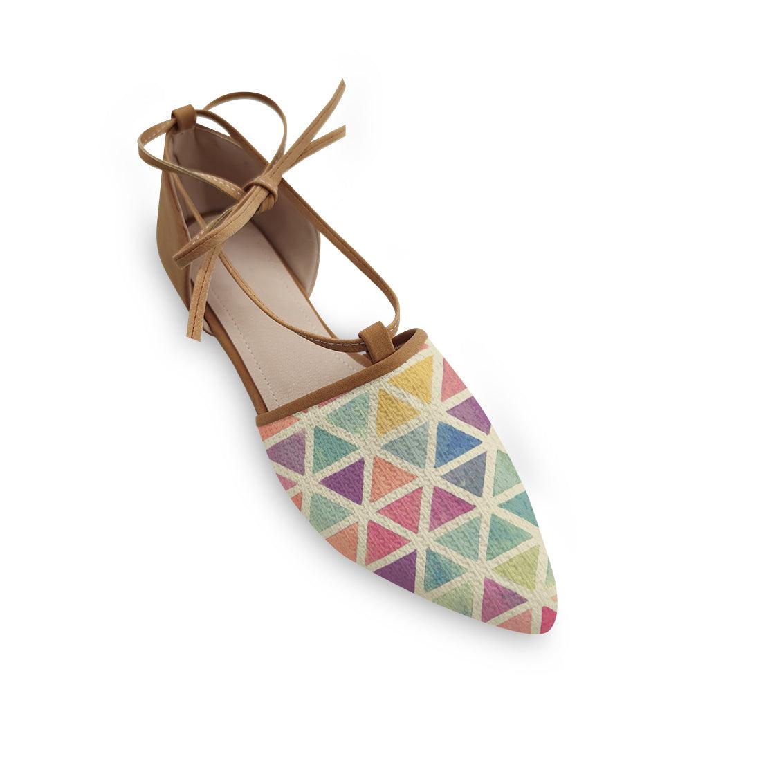 Rope tie Sandal Triangles Colors - CANVAEGYPT
