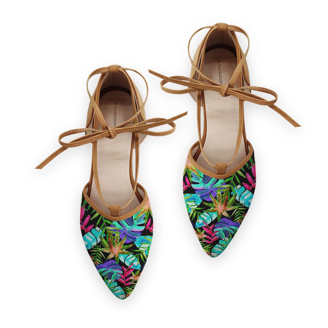 Rope tie Sandal Tropical - CANVAEGYPT