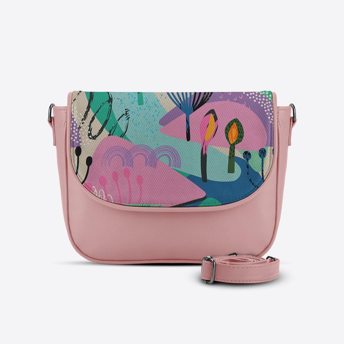 Rose Messenger Crossbody Paint Art - CANVAEGYPT