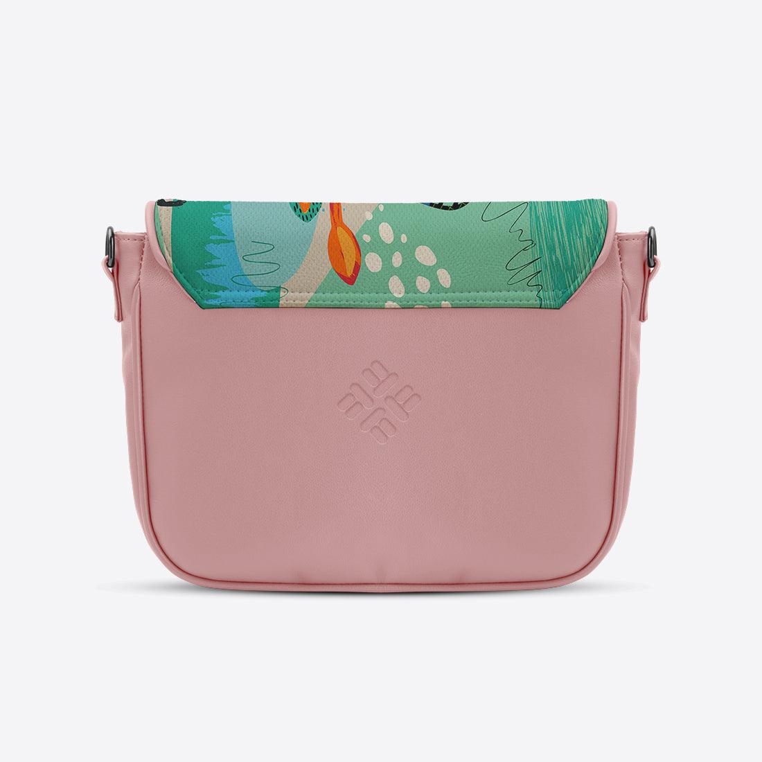 Rose Messenger Crossbody Paint Art - CANVAEGYPT