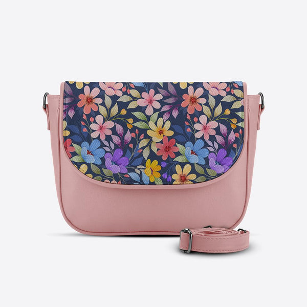 Rose Messenger Crossbody floral - CANVAEGYPT