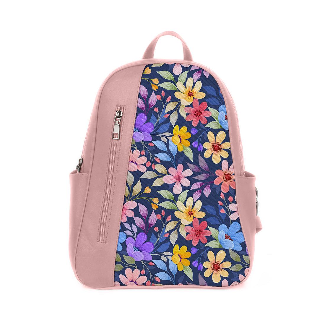 Rose Mixed Backpack Purple Floral - CANVAEGYPT