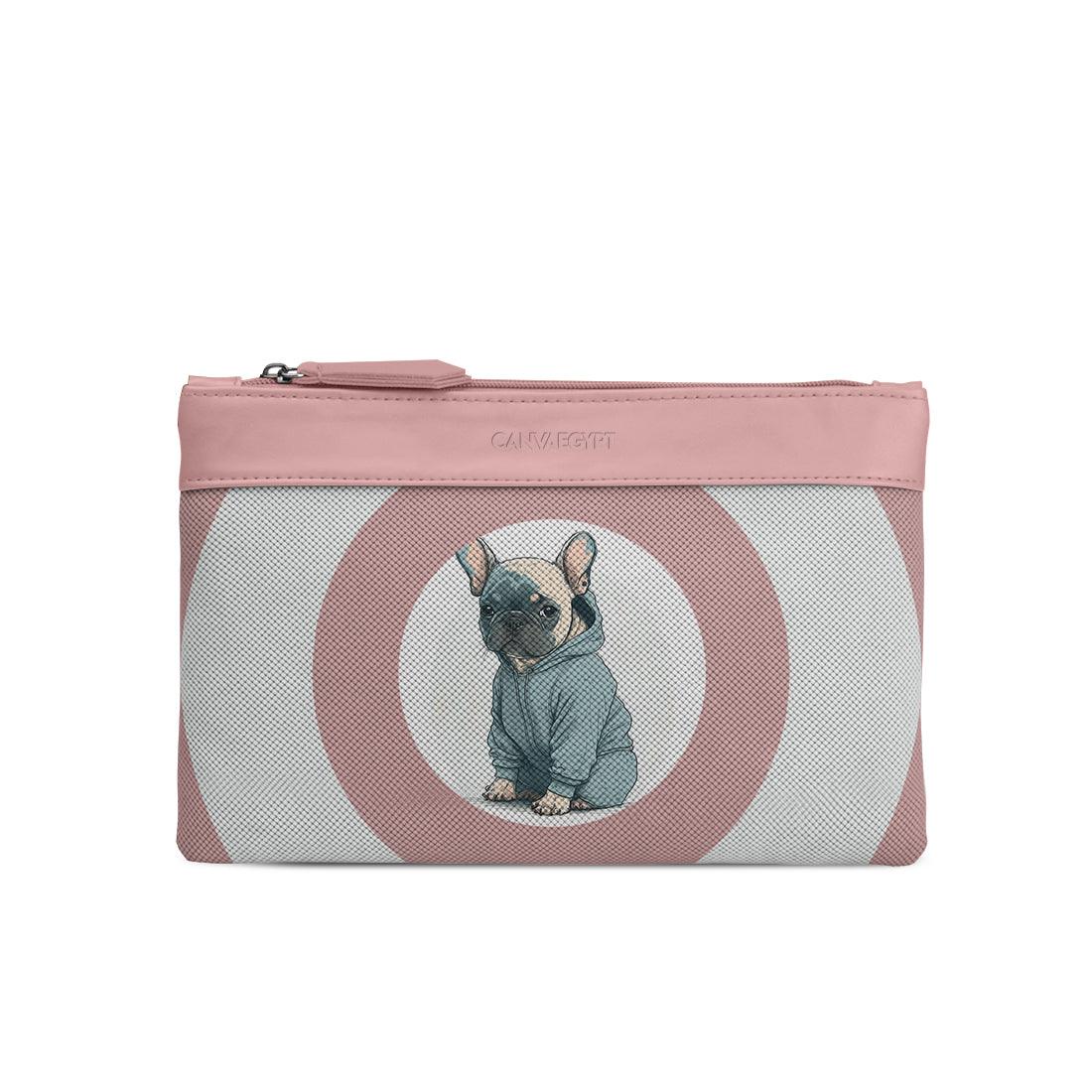 Rose Mixed Pouches Bulldog Hoodie - CANVAEGYPT
