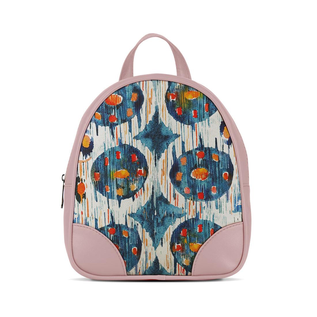 Rose O Mini Backpacks Blue circle - CANVAEGYPT