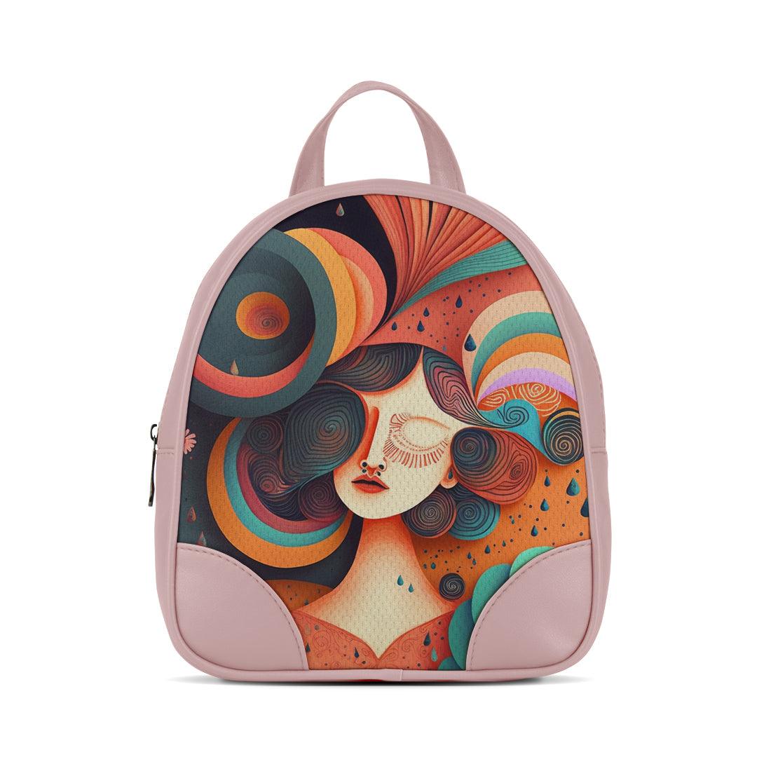 Rose O Mini Backpacks Colorful Pattern - CANVAEGYPT