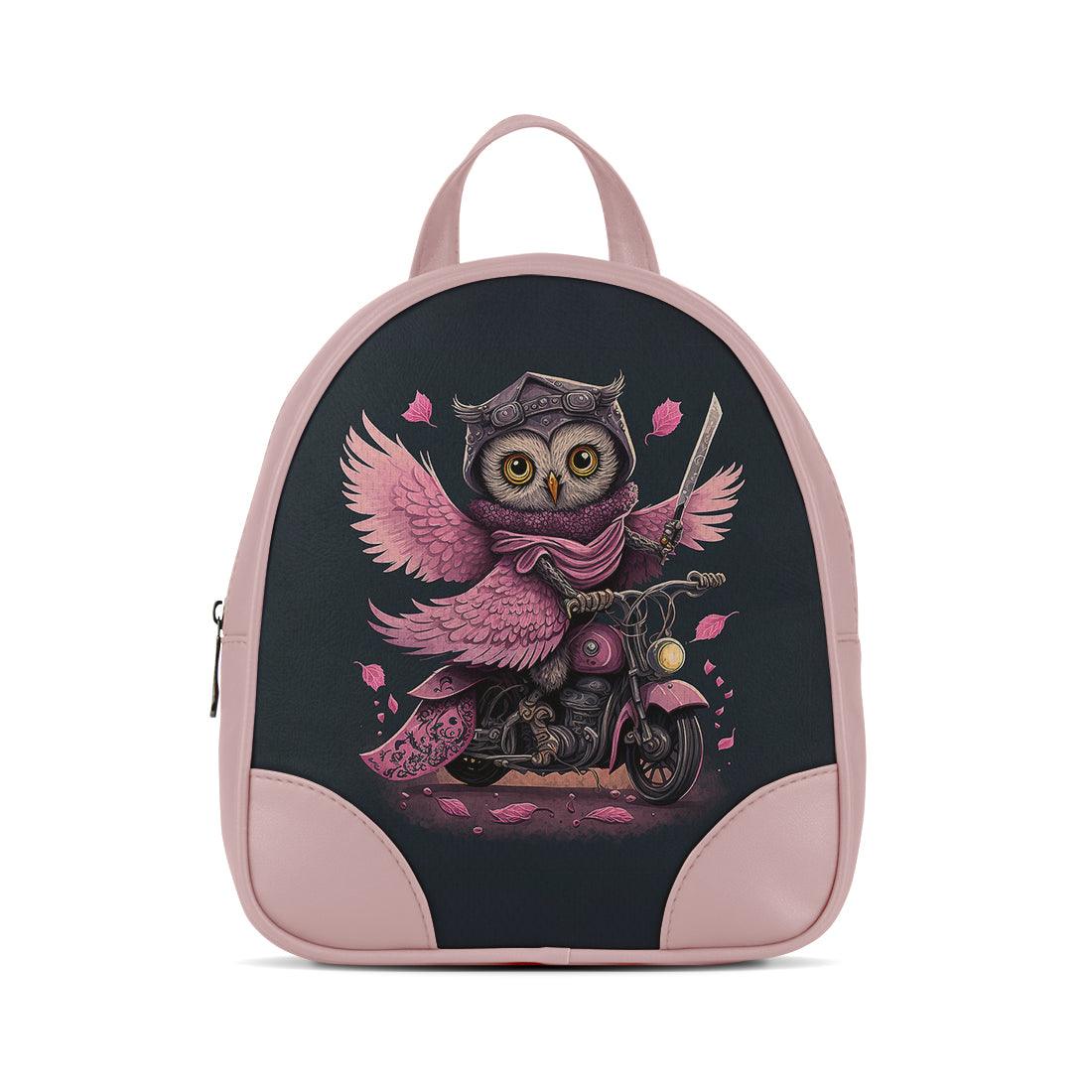 Rose O Mini Backpacks Moto Owl - CANVAEGYPT