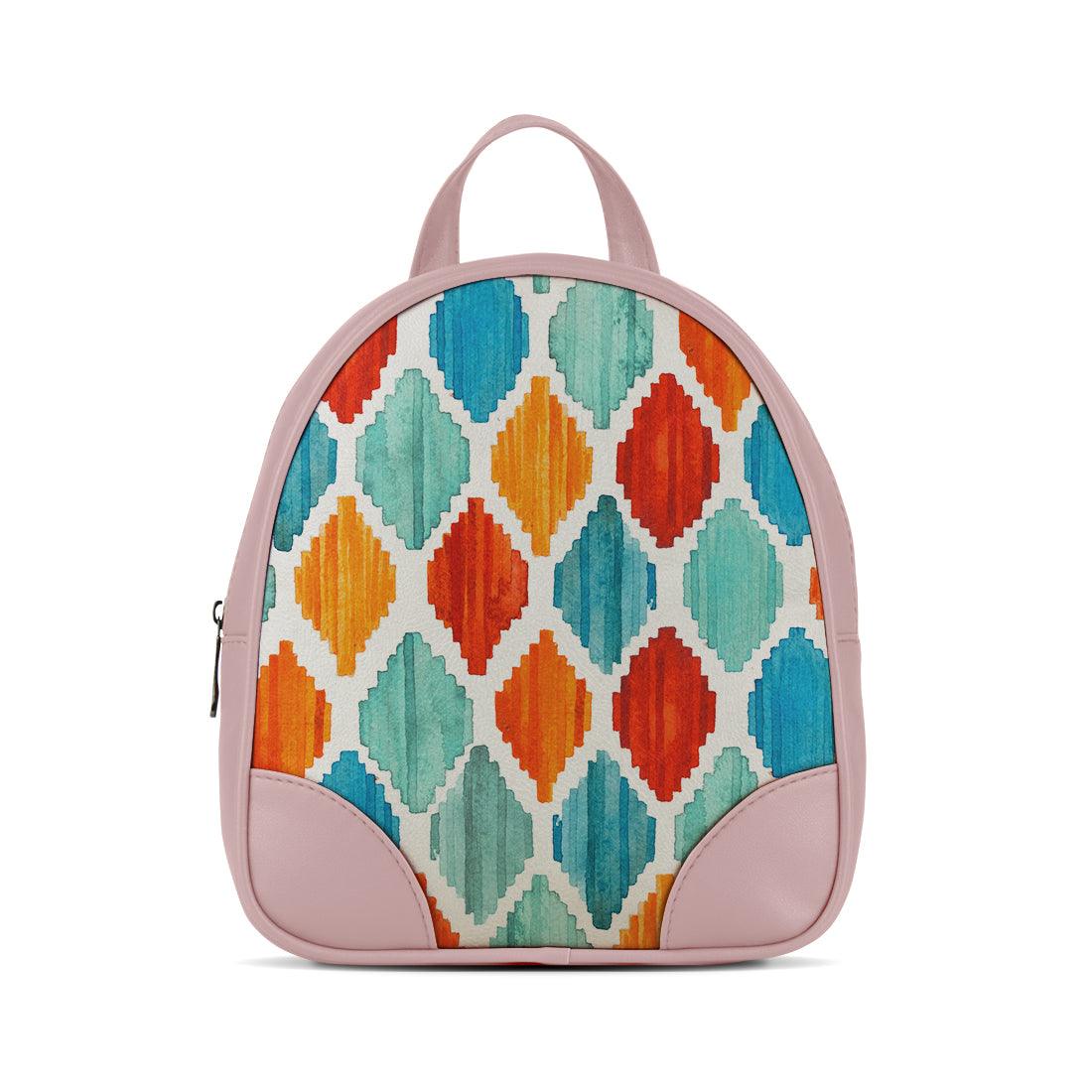 Rose O Mini Backpacks Rhombus sarong - CANVAEGYPT