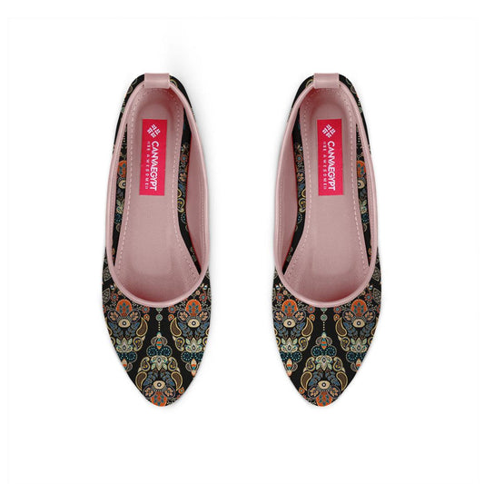 Rose Round Toe Shoe Agy - CANVAEGYPT