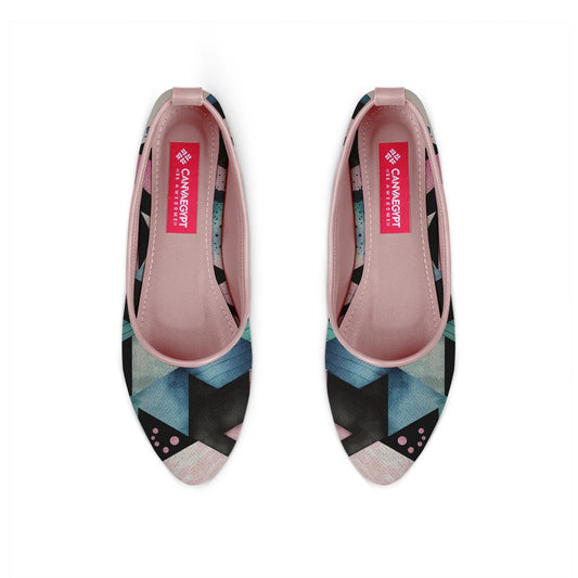 Rose Round Toe Shoe Crossed - CANVAEGYPT