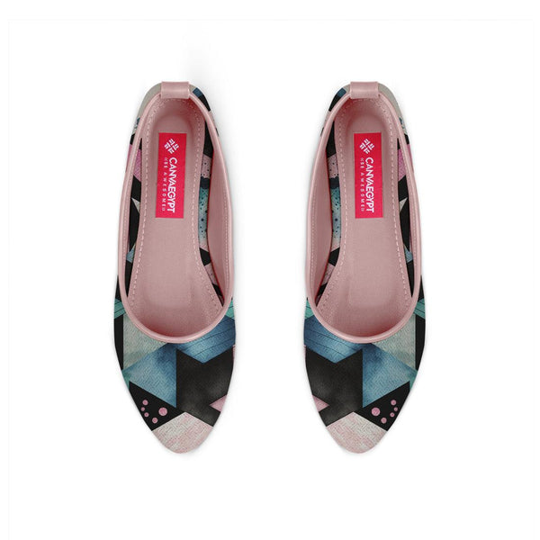 Rose Round Toe Shoe Crossed - CANVAEGYPT