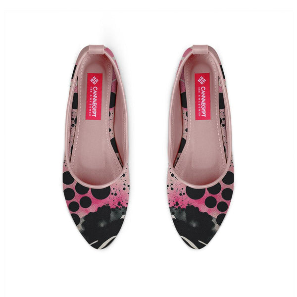 Rose Round Toe Shoe Dots - CANVAEGYPT
