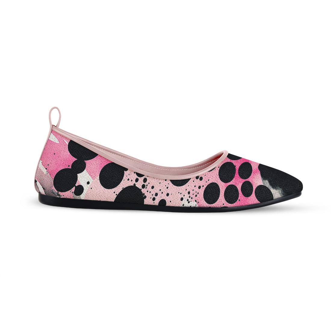 Rose Round Toe Shoe Dots - CANVAEGYPT
