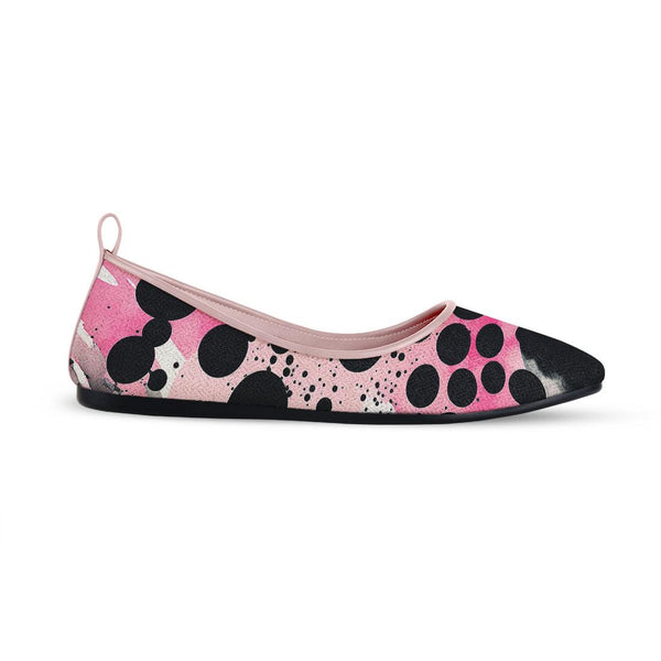 Rose Round Toe Shoe Dots