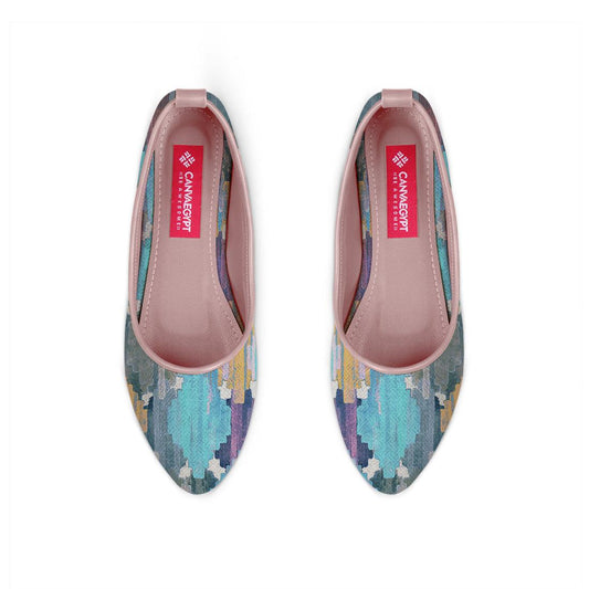 Rose Round Toe Shoe Iris - CANVAEGYPT