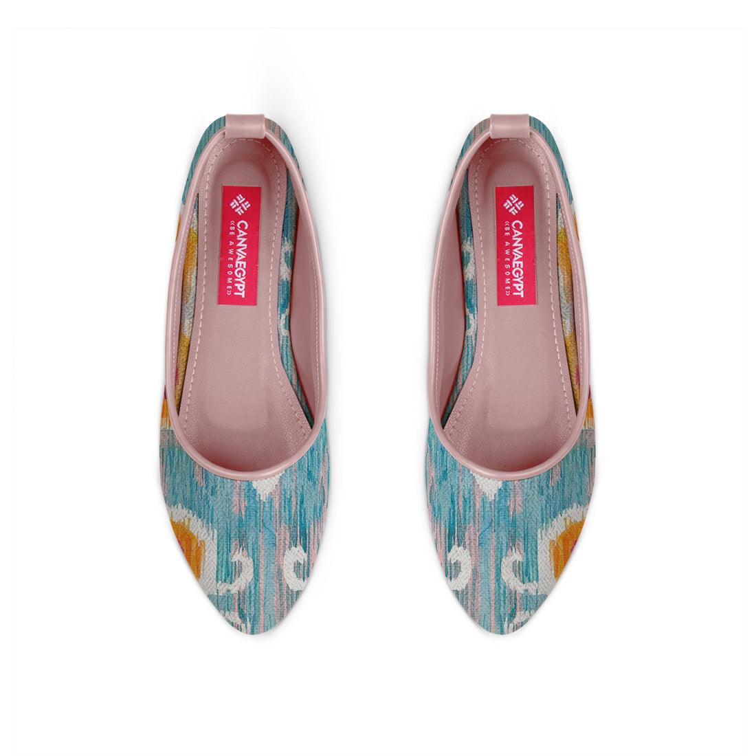 Rose Round Toe Shoe Purple blossom - CANVAEGYPT