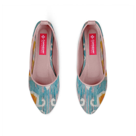 Rose Round Toe Shoe Purple blossom - CANVAEGYPT