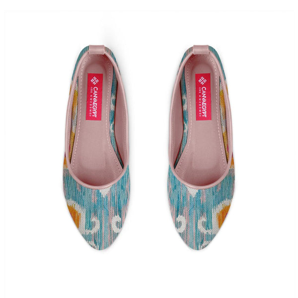 Rose Round Toe Shoe Purple blossom - CANVAEGYPT