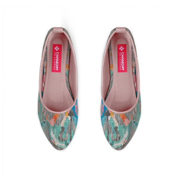 Rose Round Toe Shoe Rainy day - CANVAEGYPT