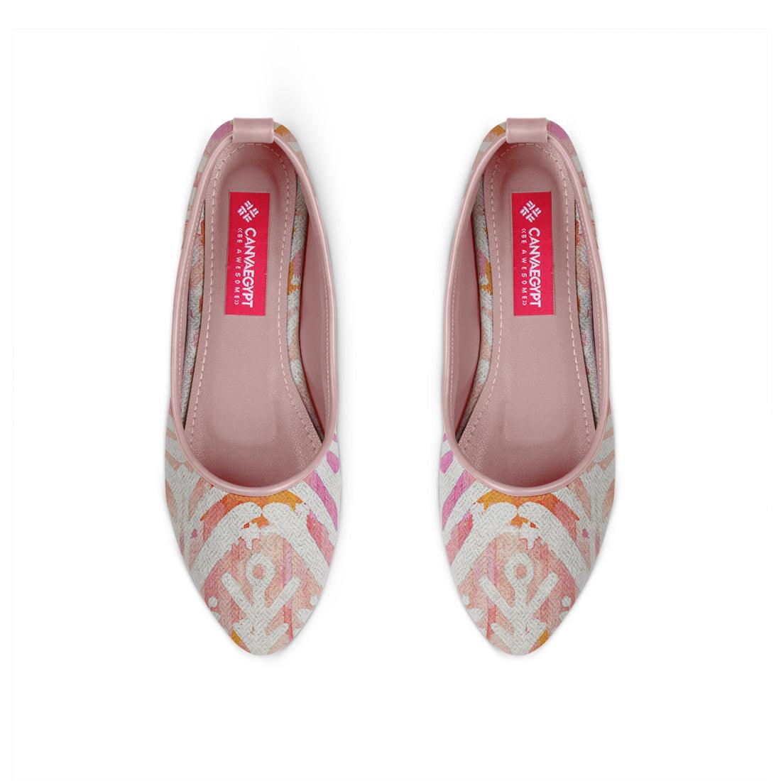 Rose Round Toe Shoe Rose ikat - CANVAEGYPT
