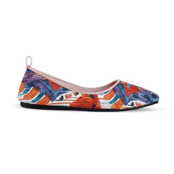 Rose Round Toe Shoe Crush
