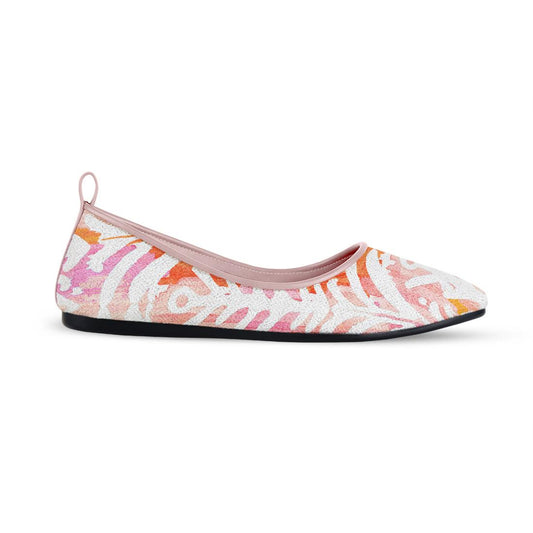 Rose Round Toe Shoe Rose ikat - CANVAEGYPT