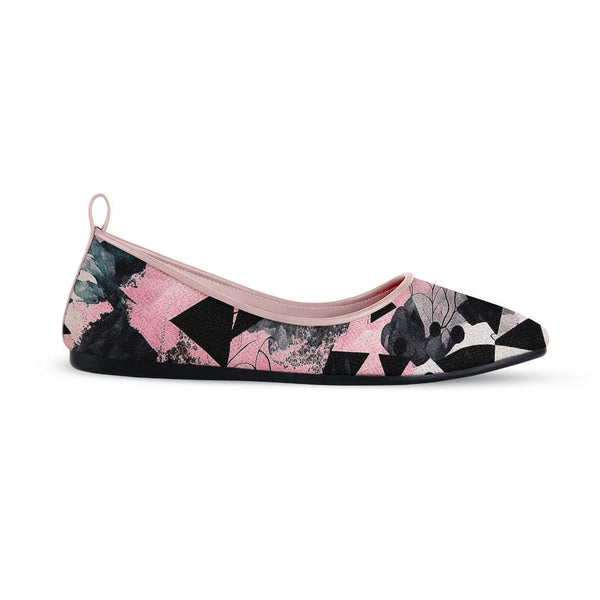 Rose Round Toe Shoe Triangles