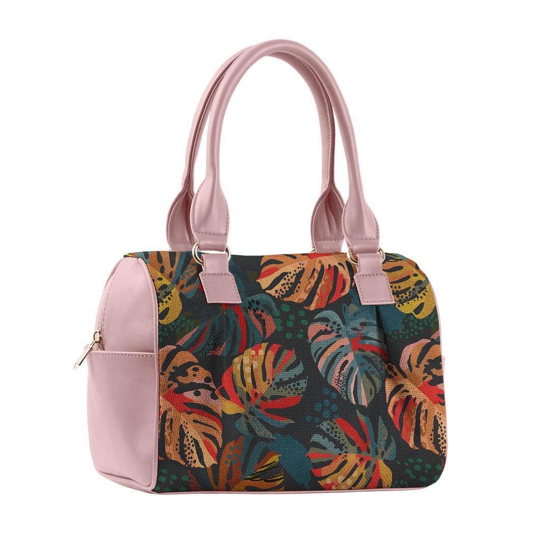 Rose Speedy Bag Big Leafs - CANVAEGYPT