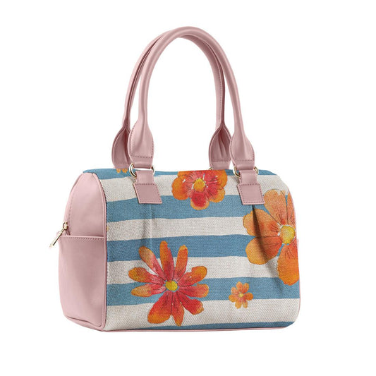 Rose Speedy Bag Blue Floral - CANVAEGYPT