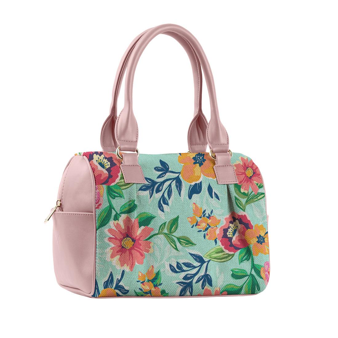 Rose Speedy Bag Cyan Floral - CANVAEGYPT