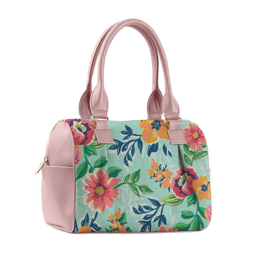 Rose Speedy Bag Cyan Floral - CANVAEGYPT