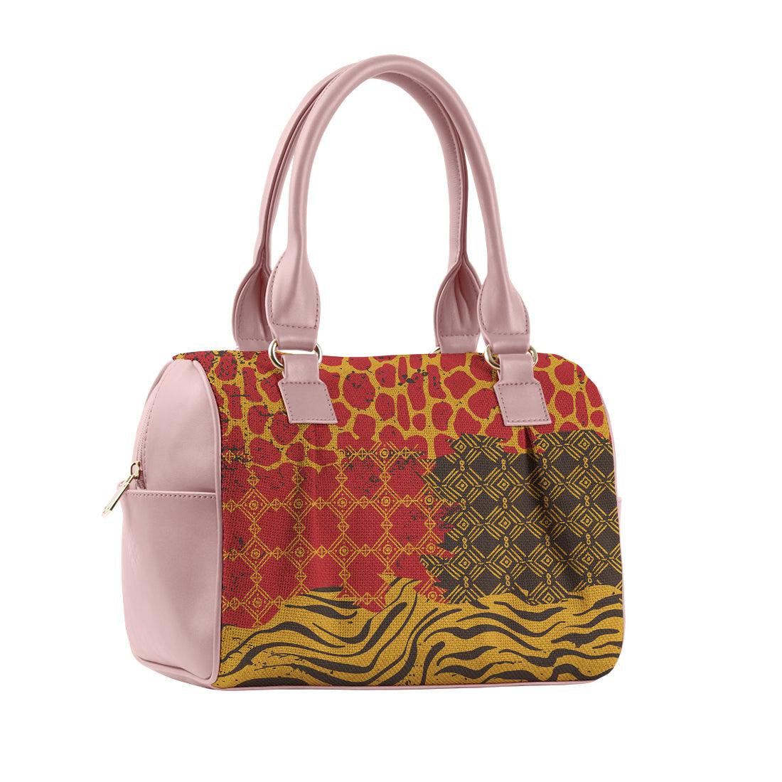 Rose Speedy Bag Mixed Skins - CANVAEGYPT
