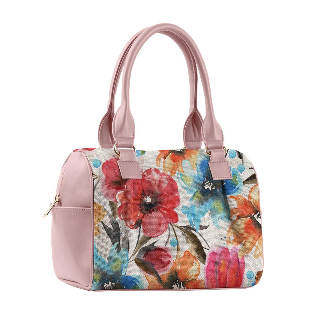Rose Speedy Bag White Floral - CANVAEGYPT