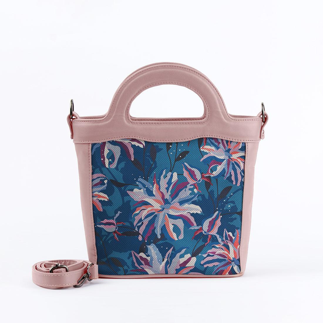 Rose Top Handle Handbag Blue Night - CANVAEGYPT