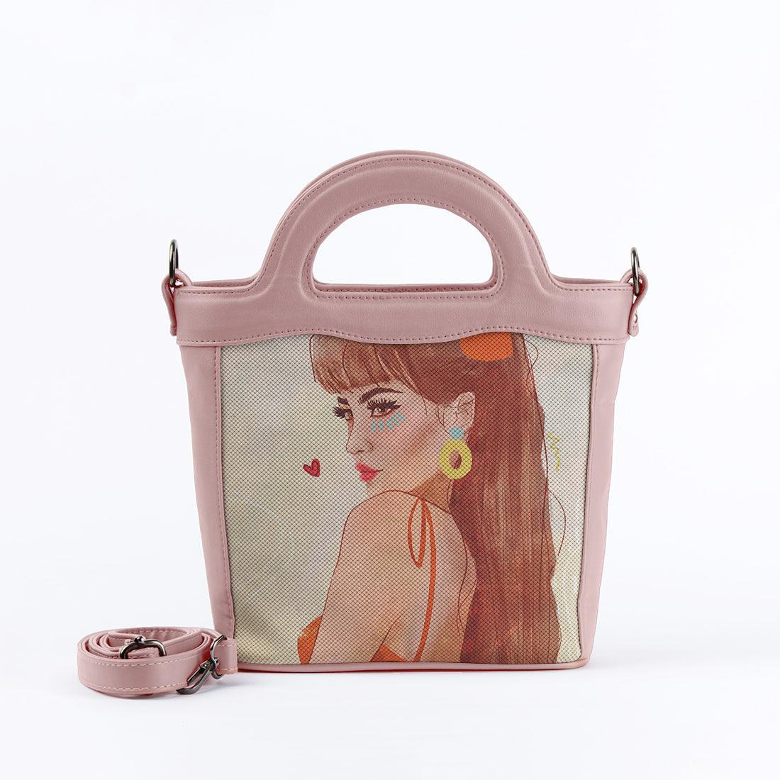 Rose Top Handle Handbag Brunette Beauty - CANVAEGYPT
